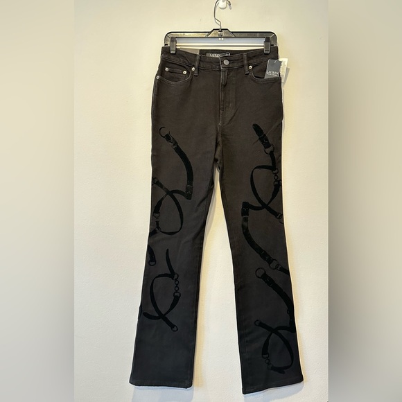 AUTHENTICATED
Belting-Print High-Rise Boot Jean
Lauren - Picture 10 of 15